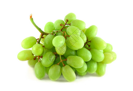 绿葡萄甜点绿色浆果水果白色膳食健康食物黄色团体背景图片