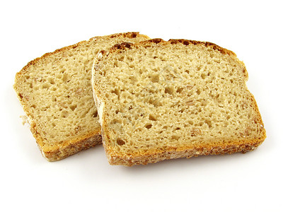 面包切片小麦小吃棕色早餐食物烘烤脆皮碳水食欲团体可口的高清图片素材