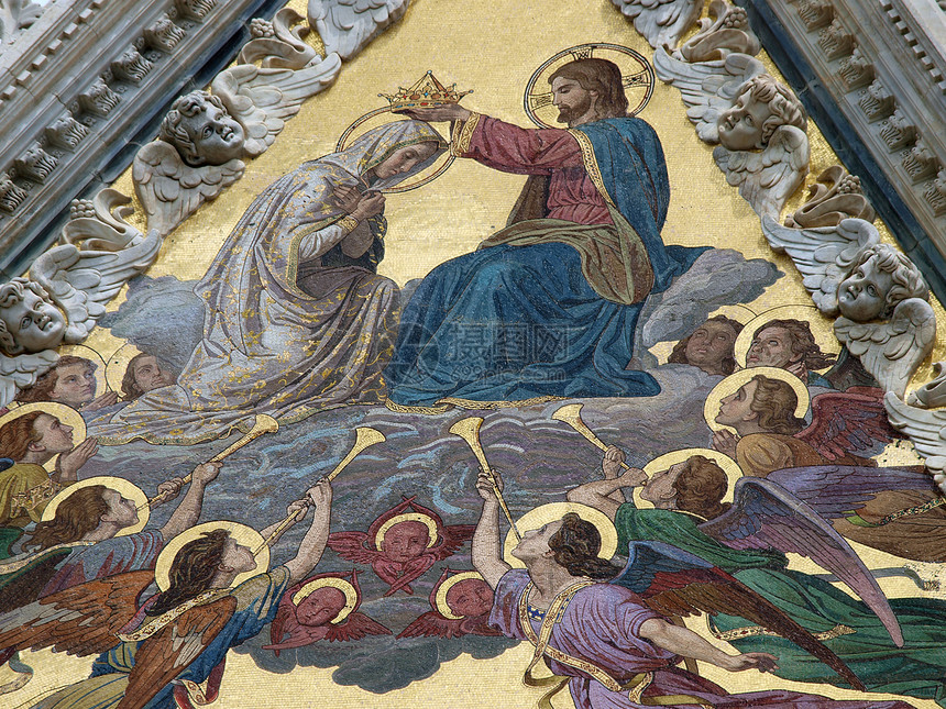 锡耶纳Duomo外墙大教堂彩色窗饰艺术建筑学宽慰首都拱廊耳堂窗户图片