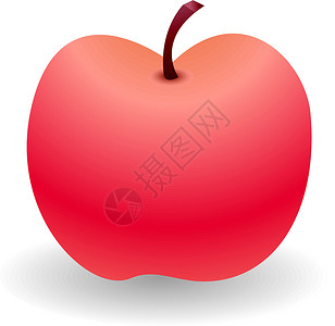 孤红苹果背景图片