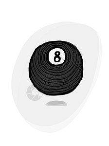 黑色 8球背景图片