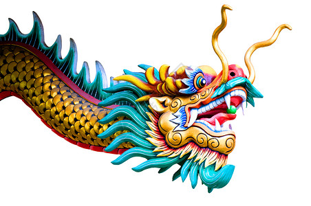 龙文化金子力量动物节日装饰品宗教艺术传统背景图片