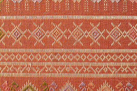 泰国结构型式和纹理织物民间墙纸衣服手工染料传统色调纺织品艺术背景图片