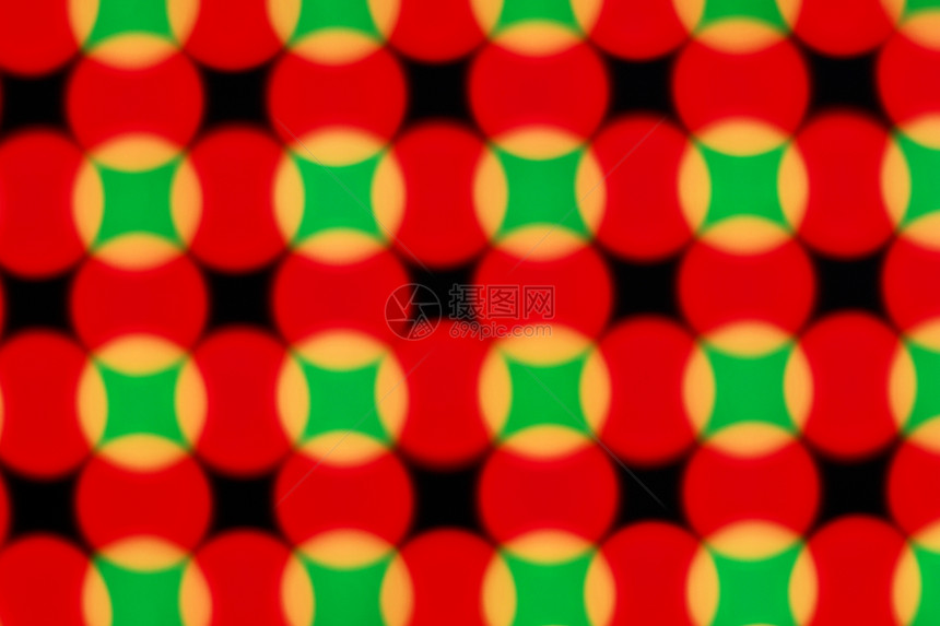 LED 屏幕几何学电子玻璃技术监视器矩阵细胞红色网格照明图片