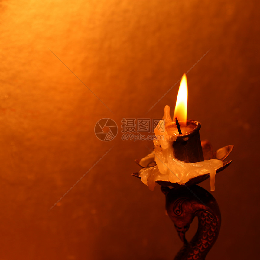 蜡烛烧伤横幅橙子燃烧宗教照明活力火焰记忆辉光图片