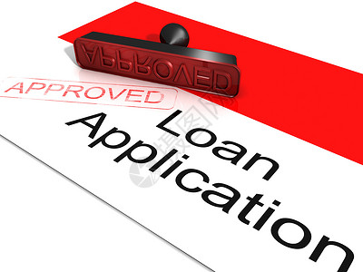核准放贷信贷协议的贷款申请额背景图片
