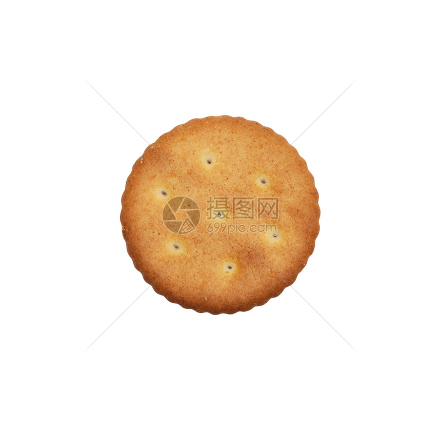 白色背景上的 cookie食物小吃饮食糕点硬面早餐盐渍甜点午餐面包图片