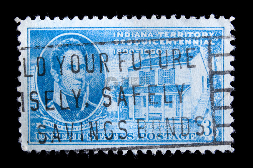 美国邮票印章图片