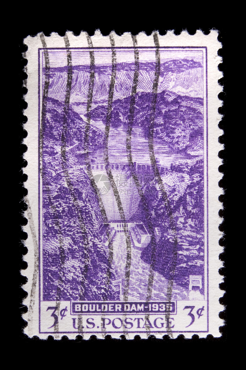 复古美国纪念邮票巨石水电邮件服务资源意义国家力量邮政图片