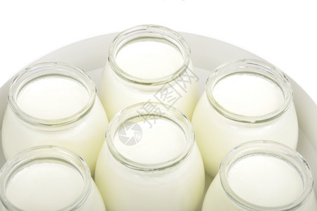 酸奶机自制酸奶奶制品食物牛奶玻璃白色产品健康老化背景