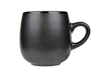 黑色陶瓷杯陶器杯子陶瓷背景图片