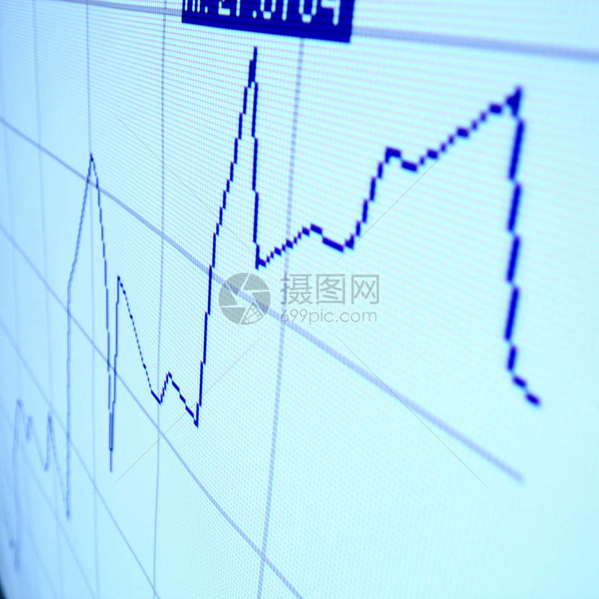 财务图表喷泉商业杂志金融投资市场展示生长首都图片