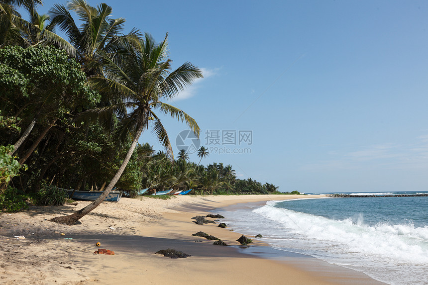 依德利海滩 斯里兰卡地平线风景运输钓鱼假期天空热带海滩蓝色娱乐图片