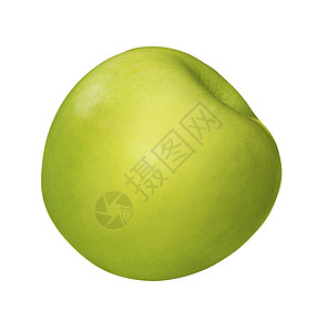 绿苹果食物绿色奶奶水果背景图片