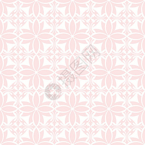 无缝花纹白色墙纸创造力装饰插图条纹粉色叶子绘画背景图片