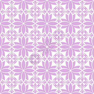 无缝花纹白色绘画创造力叶子装饰墙纸条纹插图紫色背景图片