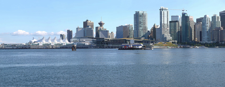 温哥华不列颠哥伦比亚河滨天线全景图片