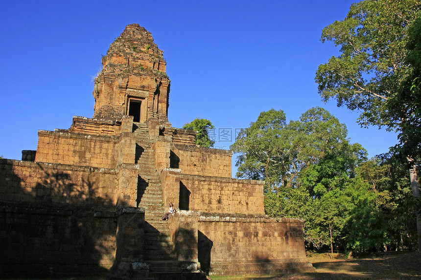 柬埔寨暹粒 吴哥地区寺纪念碑寺庙废墟世界荒野丛林收获石头地标建筑学图片