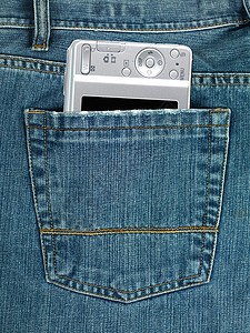 口袋相机胶片棉布织物服装口袋材料相机袖珍衣服墙纸帆布背景