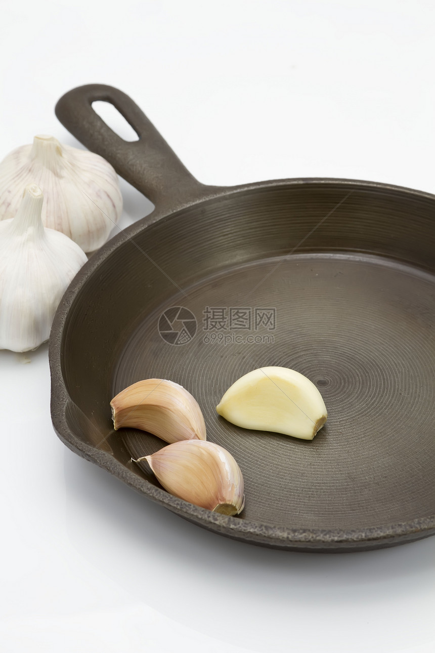 大蒜煎锅烹饪金子饮食球根生活方式蔬菜美食家养分液体草本植物图片