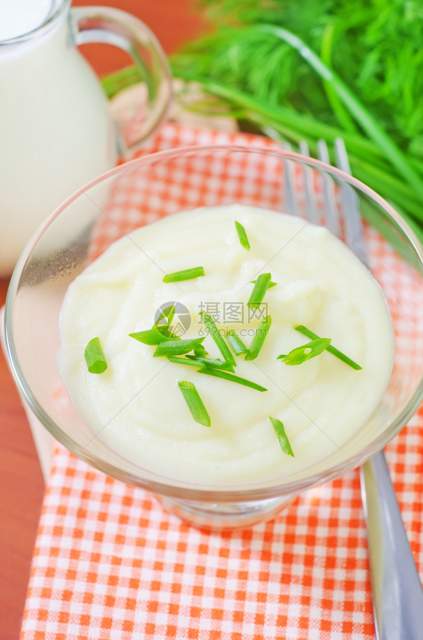 土豆泥工作室状物淀粉泥状黄油土豆食物蔬菜牛奶营养图片