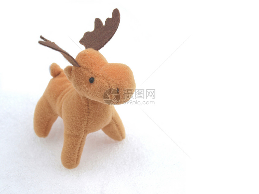 圣诞鹿季节季节性钥匙庆典麋鹿卡片白色驼鹿玩具图片