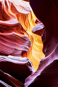 羚羊峡谷页面丝绸彩虹红色橙子阴影亮度岩石紫丁香河床砂岩背景图片