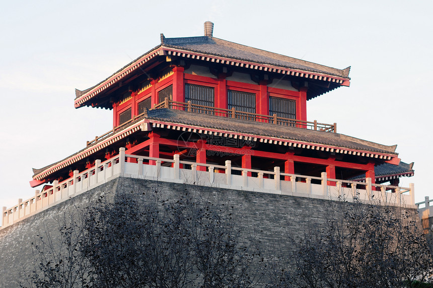 中国古华古建筑纪念碑历史树木中心宗教地标吸引力建筑物寺庙旅游图片