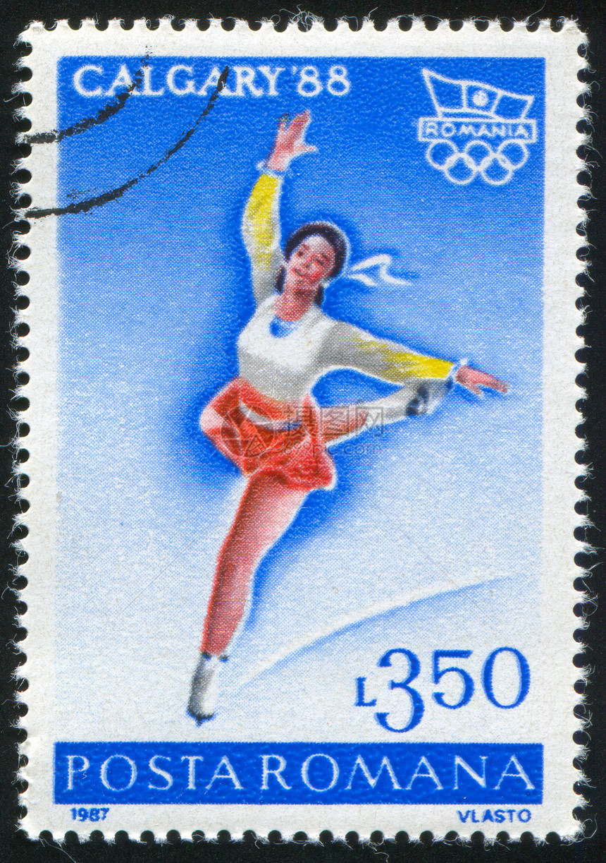 数字滑板运动邮件手臂信封女性棕榈游戏邮戳裙子运动员图片