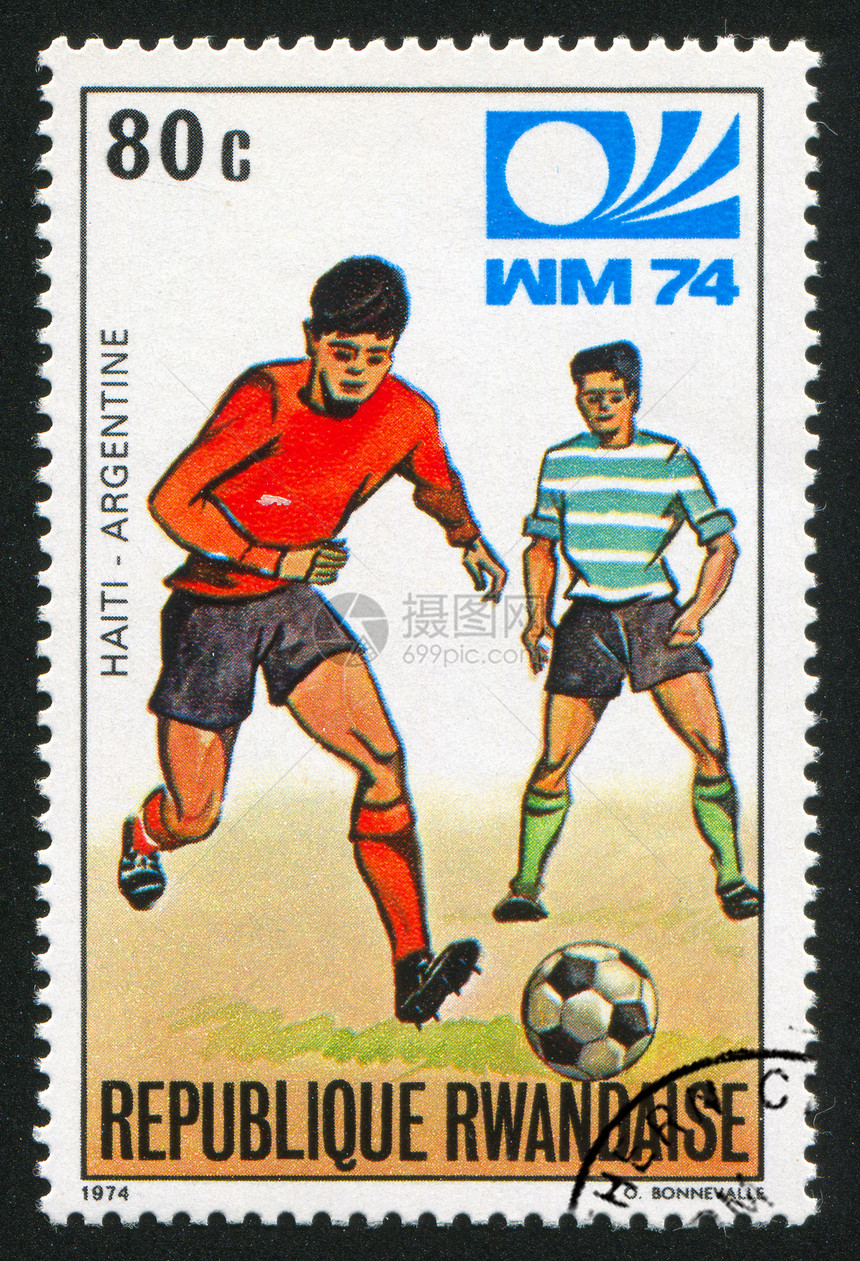 足球邮票竞赛场地男性游戏体育场集邮海豹男人历史性图片