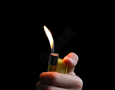 公升照明器丁烷燧石气体火花火焰打火机高清图片