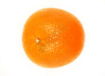 橙色食物橙子水果白色绿色背景图片