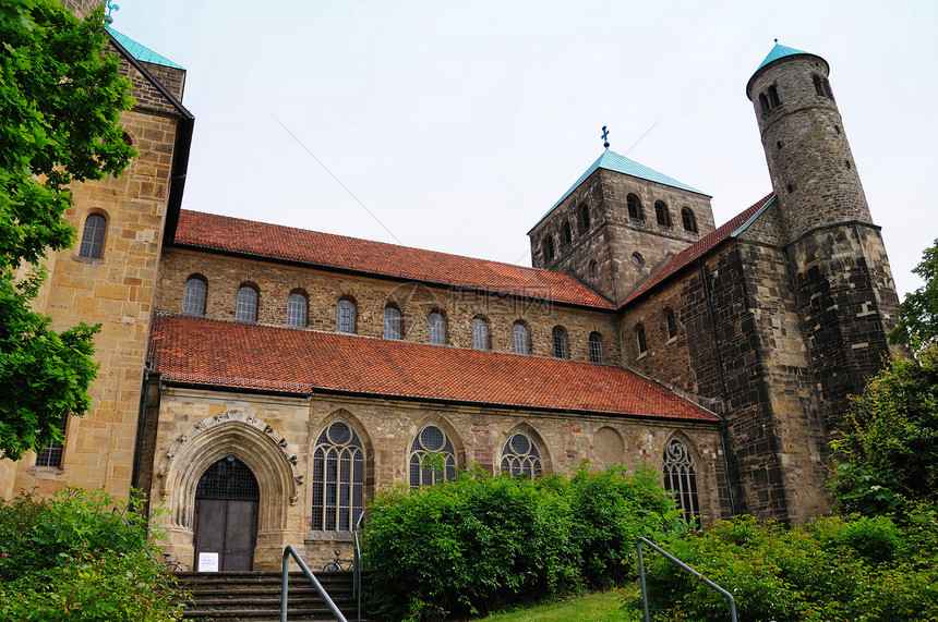 德国希尔代海都市建筑物风景旅行文化遗产教会观光建筑古迹旅游图片