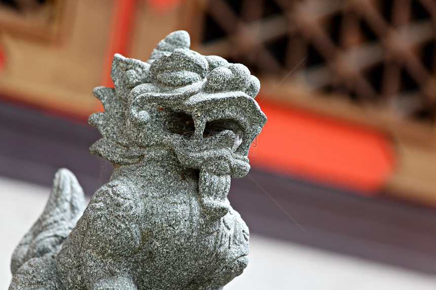 中国狮子雕像博物馆运气传统金属宝塔旅行金子艺术历史仪式图片