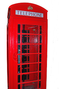 红电话箱红色电话英语盒子背景图片