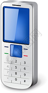 移动电话技术屏幕电子产品蓝色纽扣阴影展示插图灰色细胞背景图片