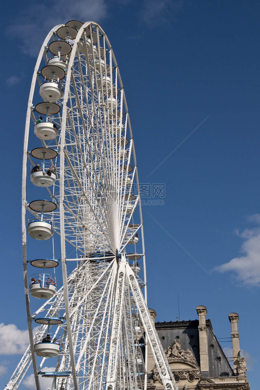 Ferris 轮式博物馆乐趣娱乐建筑花园车轮天空圆形摩天轮首都图片