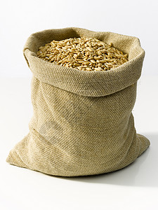 小麦袋棕色黄色粮食种子农场食物谷物解雇燕麦麻布背景图片