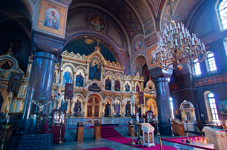 乌斯彭斯基大教堂地标教会金子历史宗教建筑图片