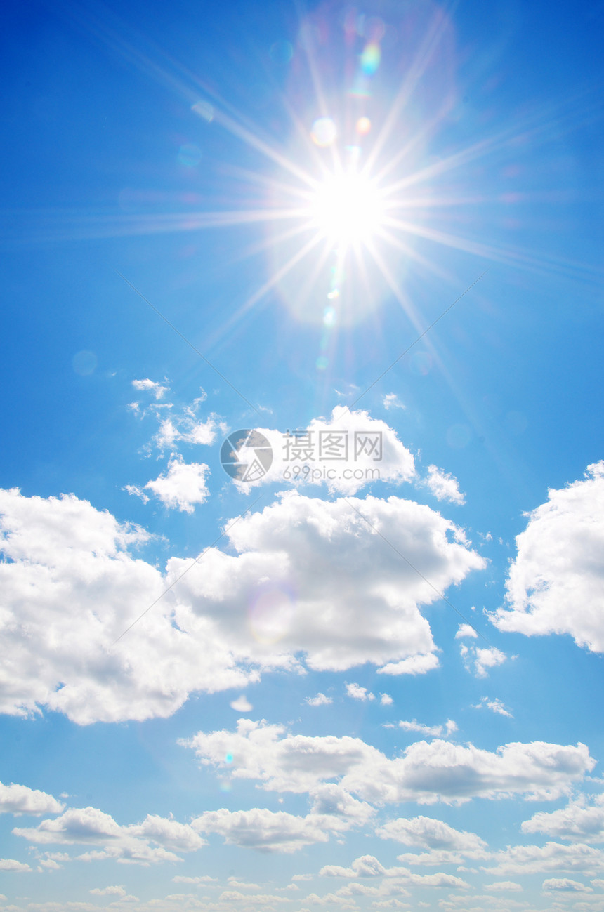 蓝蓝天空天气白色美丽气候天际臭氧阳光自由气象云景图片