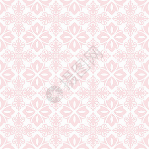 无缝花纹粉色裙子风格材料白色织物圆形墙纸装饰美丽背景图片