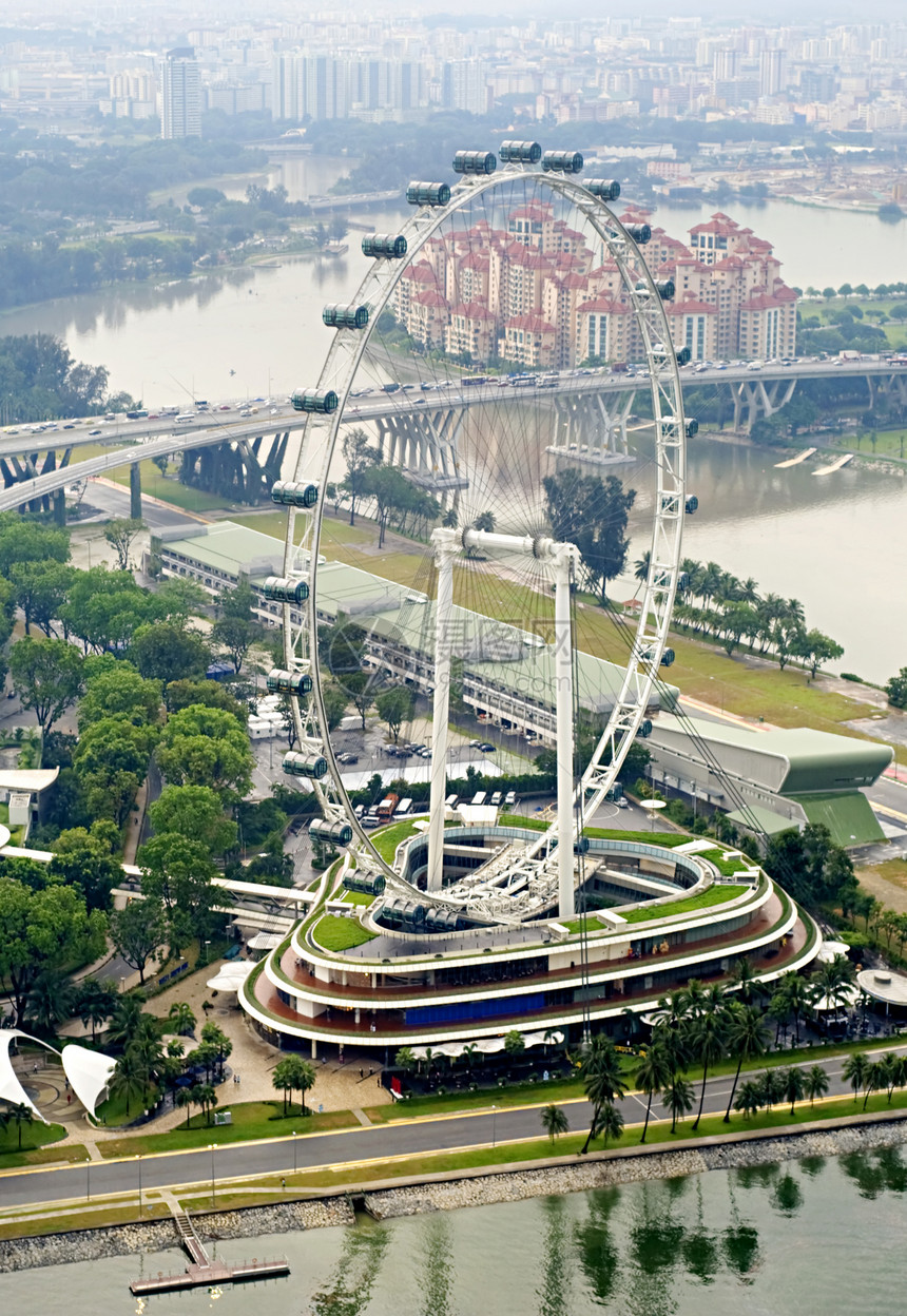 新加坡飞轮传单娱乐商业旅游观光地标乐趣天线港口闲暇图片