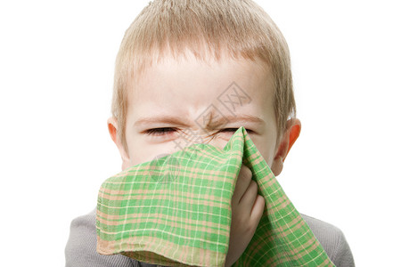 爆鼻面巾纸花粉干草药品季节男生鼻子过敏保健组织高清图片