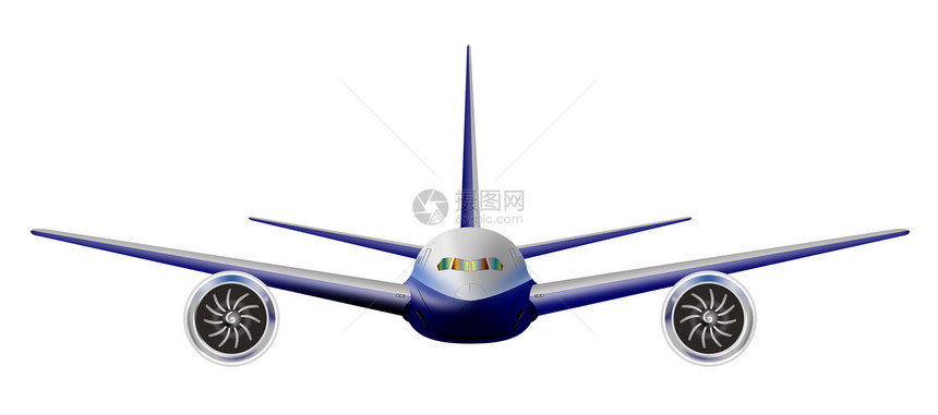 商业喷气飞机客机过境航空公司空气旅行运输引擎喷射图片