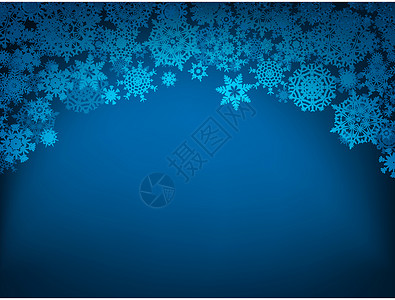 带雪花的圣诞节背景 EPS 8微光想像力亮片火花蓝色辉光惊喜菜单庆典日历背景图片