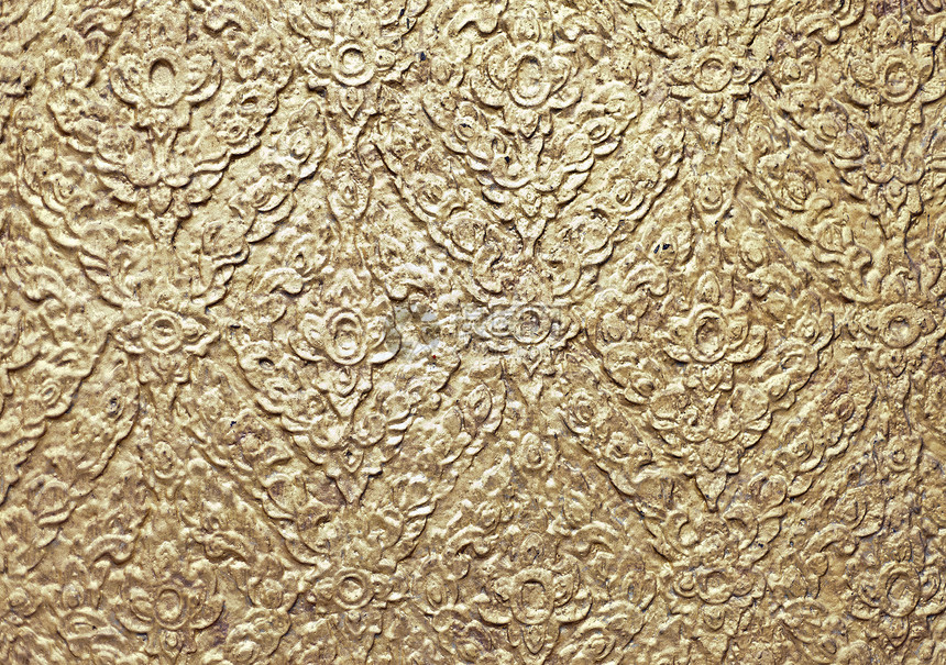 带有金色模式的褐色背景墙纸手工材料艺术装饰奢华风格插图金子魅力图片