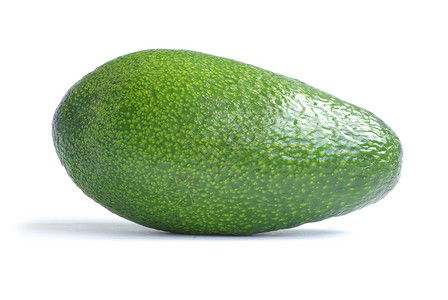 鳄梨食物水果健康绿色热带种子蔬菜白色背景图片