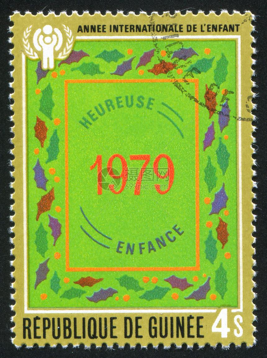 树叶框架男人叶子矩形明信片国际信封邮票邮件集邮图片
