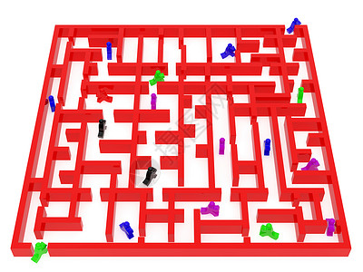 迷宫绿色谜语建造艺术渲染团体帮助游戏会议小路背景图片