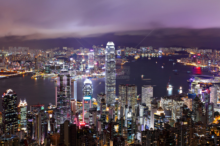香港建筑金融辉光商业中心照片高层港口摩天大楼城市图片